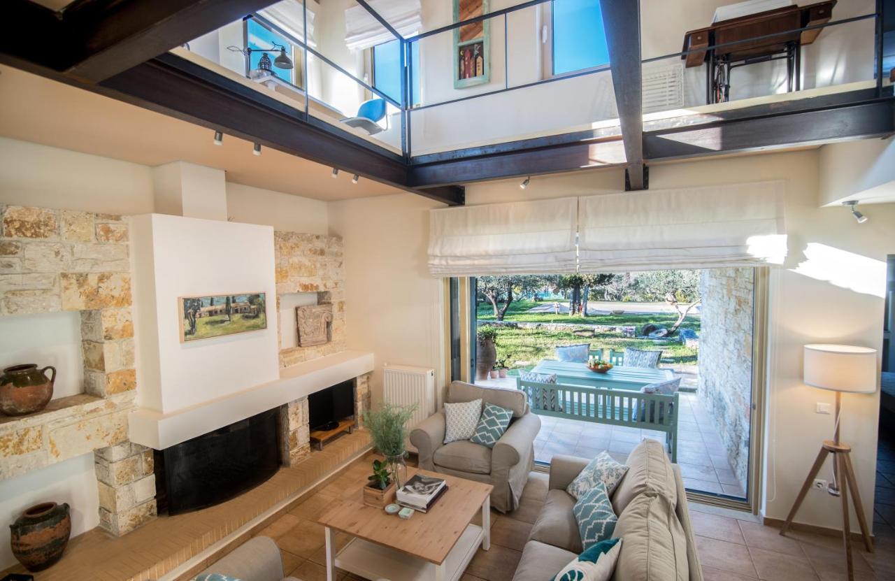 Villa Lithia Áno Korakiána エクステリア 写真