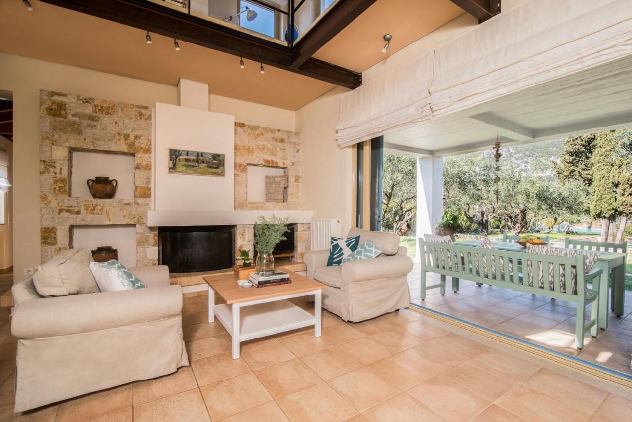Villa Lithia Áno Korakiána エクステリア 写真