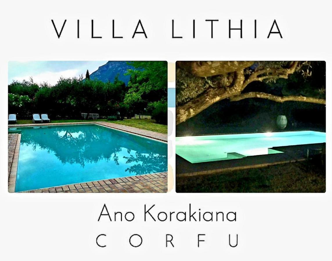 Villa Lithia Áno Korakiána エクステリア 写真