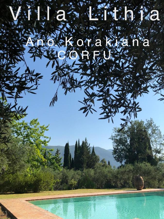 Villa Lithia Áno Korakiána エクステリア 写真