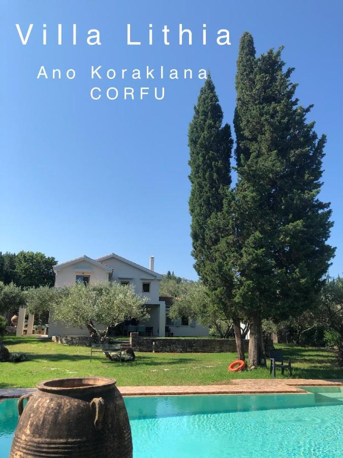 Villa Lithia Áno Korakiána エクステリア 写真