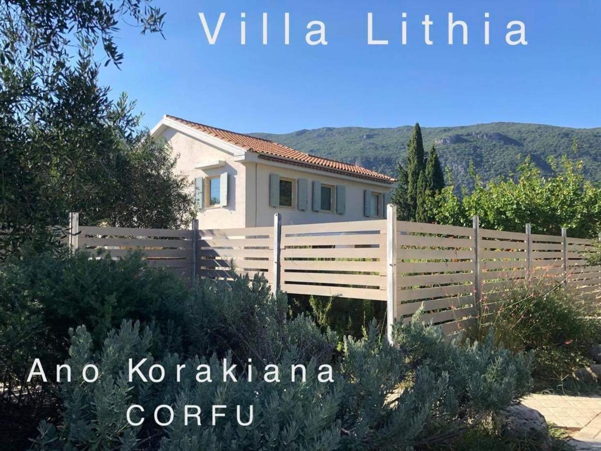 Villa Lithia Áno Korakiána エクステリア 写真