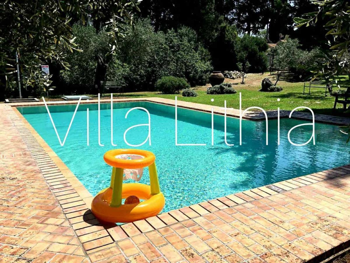 Villa Lithia Áno Korakiána エクステリア 写真